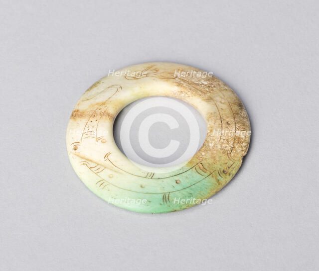 Ring with Dragon, Eastern Zhou dynasty, Warring States period (480-221 B.C.). Creator: Unknown.