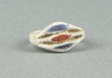 Ring with Inlaid Openwork Bezel, Egypt, New Kingdom, Dynasty 18 (about 1350 BCE). Creator: Unknown
