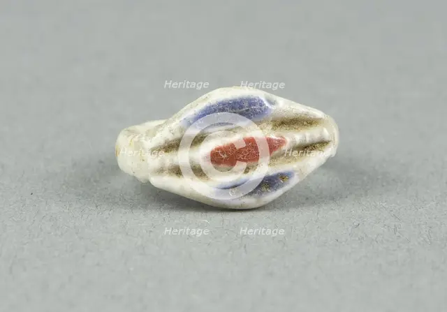 Ring with Inlaid Openwork Bezel, Egypt, New Kingdom, Dynasty 18 (about 1350 BCE). Creator: Unknown.
