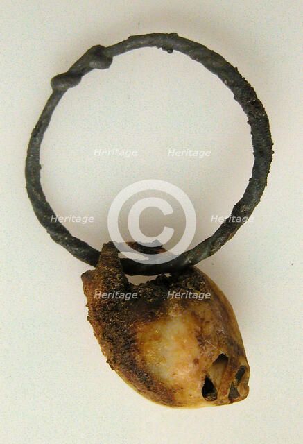 Ring with Shell, Coptic, 4th-7th century. Creator: Unknown.
