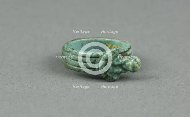 Ring: Aegis of Sekhmet/Bastet, Egypt, New Kingdom-Third Intermediate Period, Dynasty 15-25... Creator: Unknown.