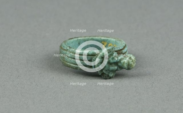 Ring: Aegis of Sekhmet/Bastet, Egypt, New Kingdom-Third Intermediate Period, Dynasty 15-25... Creator: Unknown.