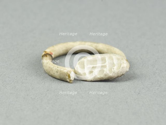 Ring: Amun-Ra, flanked by nb signs, Egypt, New Kingdom, Dynasties 18-20 (about 1550-1069 BCE). Creator: Unknown.