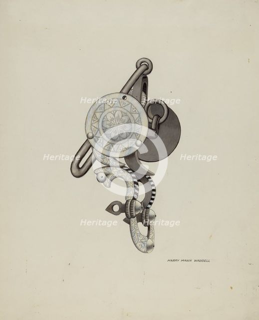Ring Bit, c. 1936. Creator: Harry Mann Waddell.