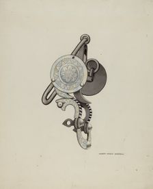 Ring Bit, c. 1936. Creator: Harry Mann Waddell
