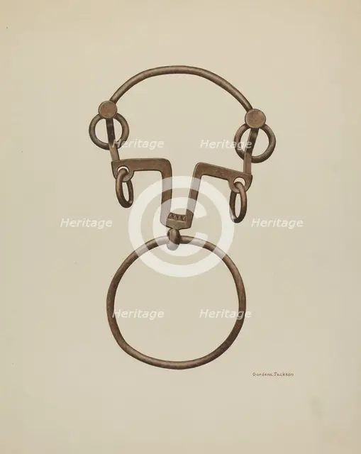 Ring Bit, c. 1938. Creator: Gordena Jackson.