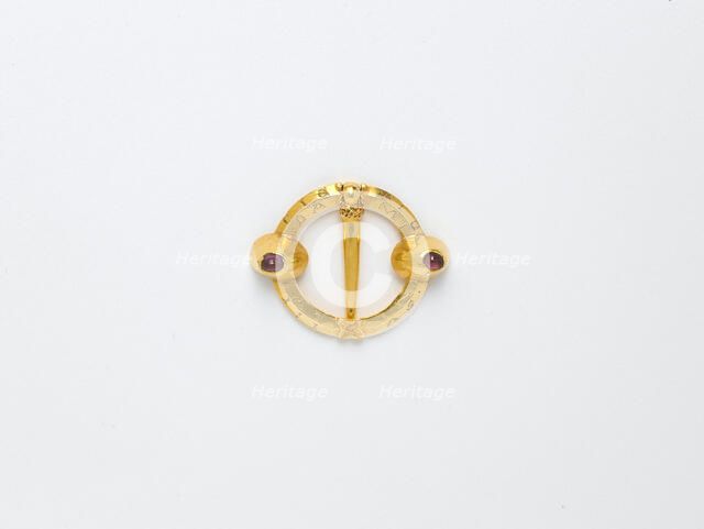 Ring Brooch, French or British, 13th century. Creator: Unknown.