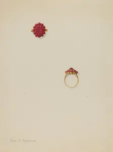 Ring, c. 1938. Creator: John H. Tercuzzi