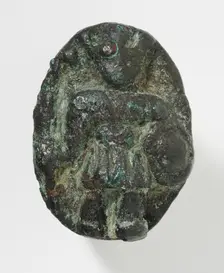 Ring Depicting a Roman Soldier, Roman Period (30 BCE-395 CE). Creator: Unknown