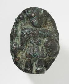 Ring Depicting a Roman Soldier, Roman Period (30 BCE-395 CE). Creator: Unknown