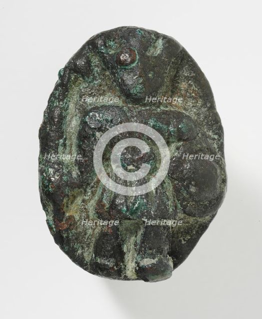 Ring Depicting a Roman Soldier, Roman Period (30 BCE-395 CE). Creator: Unknown.