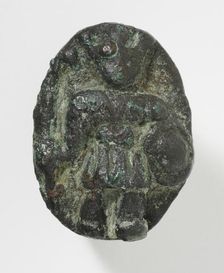 Ring Depicting a Roman Soldier, Roman Period (30 BCE-395 CE). Creator: Unknown