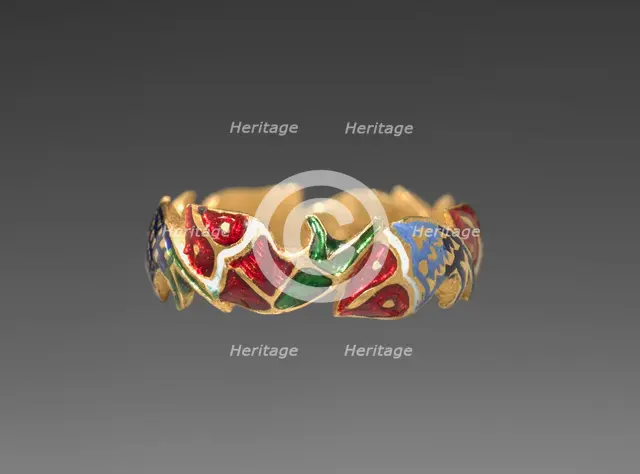 Ring in the Form of Six Fishes, 1700s. Creator: Unknown.