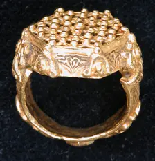 Ring, Iran, 12th-13th century. Creator: Unknown