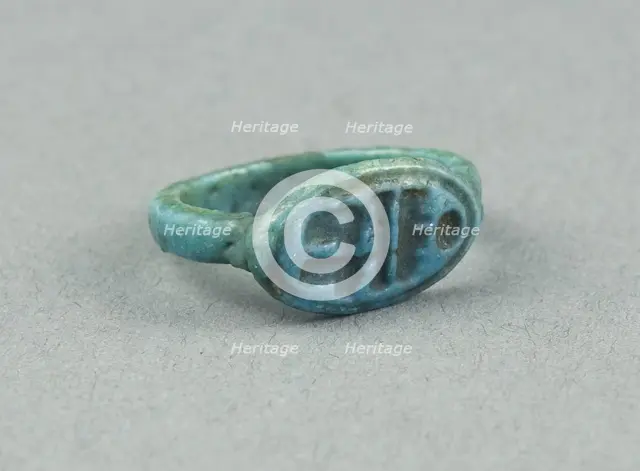 Ring: Menphetyre (Ramesses I), Egypt, New Kingdom, Dynasty 19, reign of Ramesses I (abt 1295-1186... Creator: Unknown.