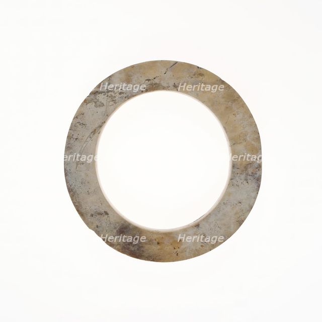 Ring, Neolithic period, probably Liangzhu culture, 3rd millennium B.C. Creator: Unknown.