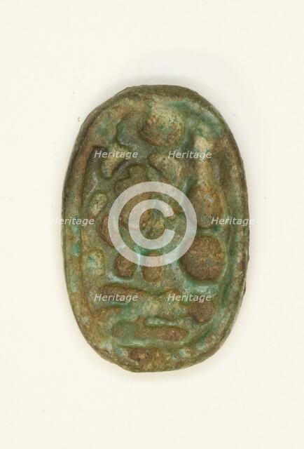 Ring: Neferkheprure-Waenre (Akhenaton), Egypt, New Kingdom, Dynasty 18, reign of Akhenaten... Creator: Unknown.