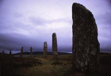Ring of Brodgar, Megalithic Stone Circle, c. 3rd millennium BC, Stenness, Orkney, 20th century. Artist: CM Dixon