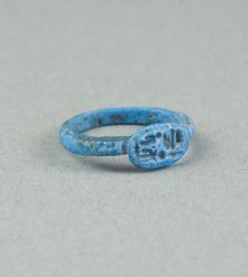 Ring: Ramesses (II), Beloved of Amun, Egypt, New Kingdom, Dynasty 19, reign of Ramesses II... Creator: Unknown