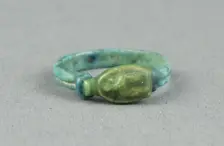Ring: Scarab, Egypt, New Kingdom, Dynasty 18 (about 1350 BCE). Creator: Unknown