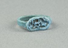 Ring: Seti, Beloved of Ptah, Egypt, New Kingdom, Dynasty 19, reign of Seti II (about 1200-1194 B. C. Creator: Unknown