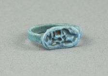 Ring: Seti, Beloved of Ptah, Egypt, New Kingdom, Dynasty 19, reign of Seti II (about 1200-1194 B. C. Creator: Unknown