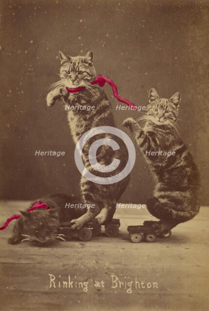 Rinking at Brighton, about 1865. Creator: Henry Pointer.