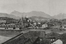 Rio de Janeiro, Brazil: panoramic view from the roadstead, 1898. Creator: Bernardo Rico