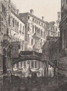 Rio dei Santi Apostoli, Venice, 1930. Creator: John Taylor Arms