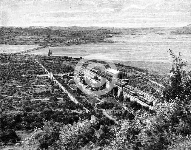 Rio Laja and the Biobio Confluence, Chile, 1895. Artist: Unknown
