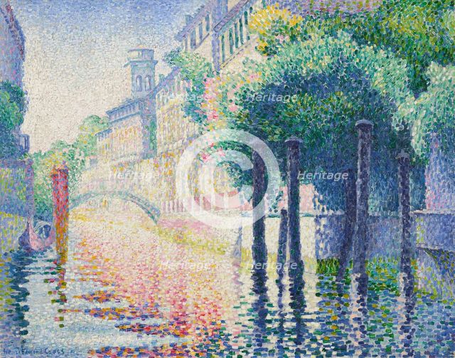 Rio San Trovaso, Venice, 1903-1904. Creator: Cross, Henri Edmond (1856-1910).