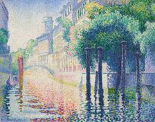 Rio San Trovaso, Venice, 1903-1904. Creator: Cross, Henri Edmond (1856-1910)