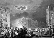 Riot in Broad Street, London, 1780, (1790). Creator: James Heath