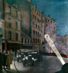 Riot on Rue Nationale, Paris, 1934