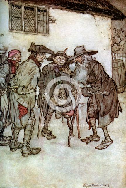 'Rip Van Winkle', 1923.Artist: Arthur Rackham