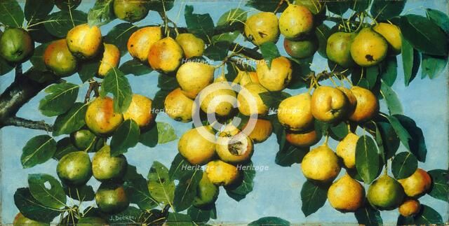 Ripening Pears, c. 1884/1885. Creator: Joseph Decker.