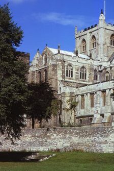 Ripon Cathedral from South East, Ripon, Yorkshire, 20th century. Artist: CM Dixon