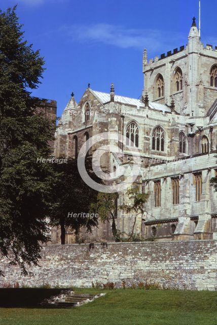 Ripon Cathedral from South East, Ripon, Yorkshire, 20th century. Artist: CM Dixon.