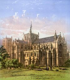 Ripon Cathedral, Yorkshire, c1870. Artist: Hanhart