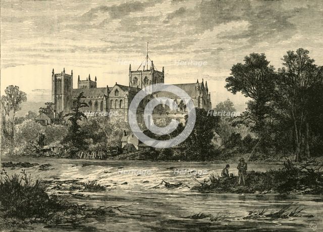 'Ripon Minster, from the South-East', 1898. Creator: Unknown.