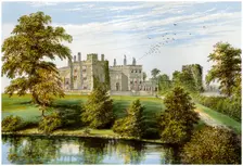 Ripley Castle, Yorkshire, home of Baronet Ingilby, c1880