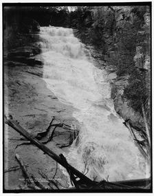Ripley Falls, Crawford Notch, White Mountains, between 1890 and 1901. Creator: Unknown