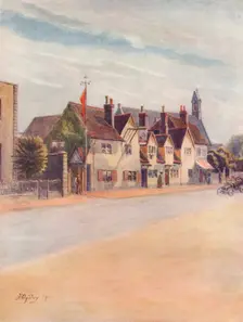 Ripley, The Anchor Inn 1911, (1914). Artist: James S Ogilvy
