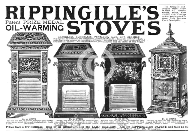 ''Rippingille's Stoves', 1890. Creator: Unknown.