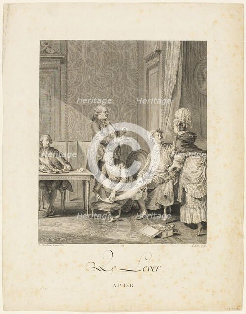 Rising, 1781. Creator: Louis Michel Halbou.