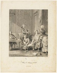 Rising, 1781. Creator: Louis Michel Halbou