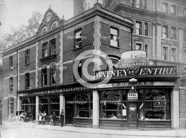 Rising Sun Public House, Great Scotland Yard, London, 1884. Artist: Bedford Lemere and Company