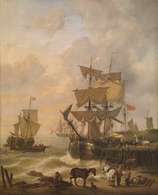 Rising Tide, 1839. Creator: Louis Verboeckhoven