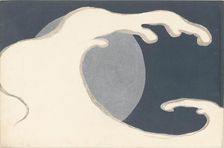 Rising Waves (Tachinami). From the series "A World of Things (Momoyogusa)", 1909-1910. Creator: Sekka, Kamisaka (1866-1942)