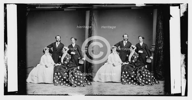 Ristori (group), ca. 1860-1865. Creator: Unknown.